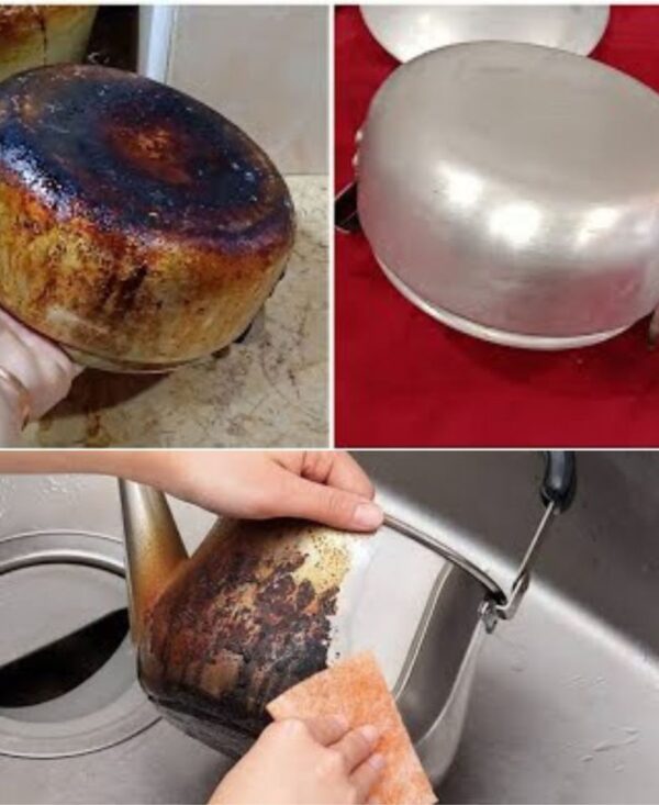 2 ingredientes serán suficientes para limpiar y hacer que las sartenes quemadas por fuera brillen