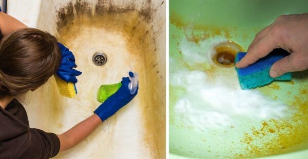 4 trucos para limpiar el jabón y sarro pegado en la bañera