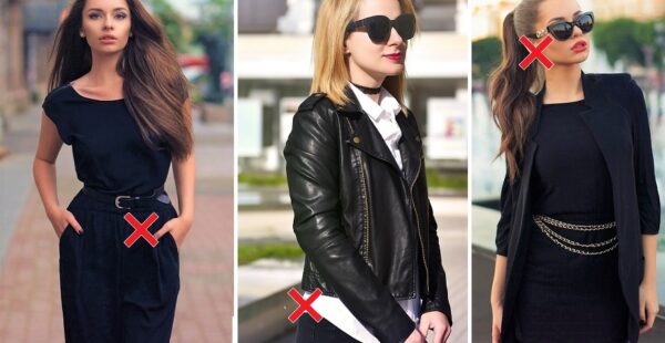 5 errores que no debes cometer cuando vistes de negro