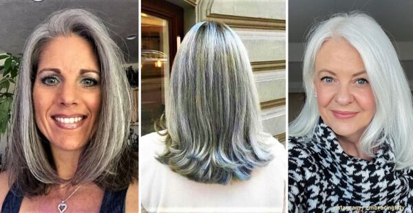 6 cortes para lucir las canas con pelo largo