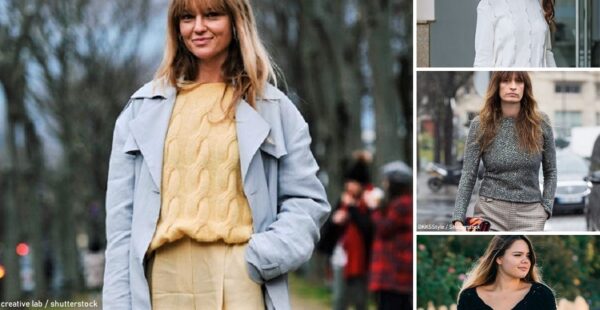 7 vestimentas con suéter que favorecen a mujeres maduras de 40 años o más