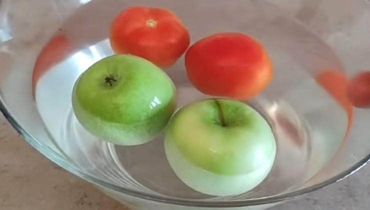 Desinfectar frutas y verduras