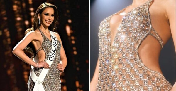 Anna Sueangam-iam la mujer Miss Tailandia 2022 rinde tributo a su padre con un vestido de lata