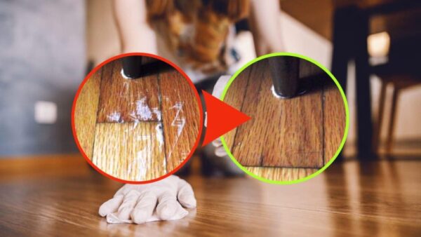 Arañazos en el parquet, de esta forma queda impecable: 1 producto es suficiente
