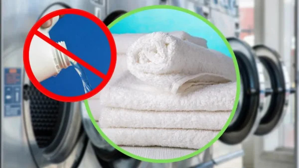 Blanqueador, olvídalo: las lavanderías utilizan este ingrediente | Paños muy blancos