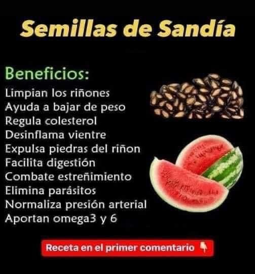 COMO PREPARAR ÉL TE DE SEMILLAS DE SANDÍA PARA LIMPIAR LOS RIÑONES