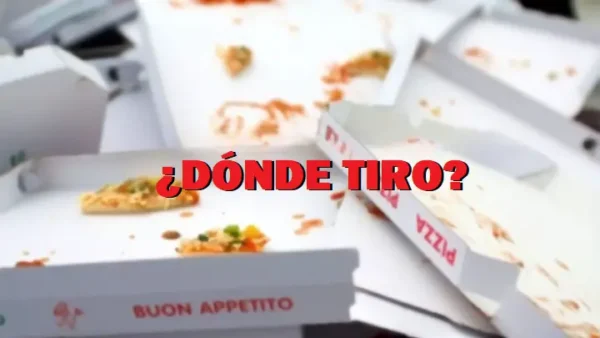 Caja de pizza, ¿sabes dónde va? El que se equivoque será multado con 200€