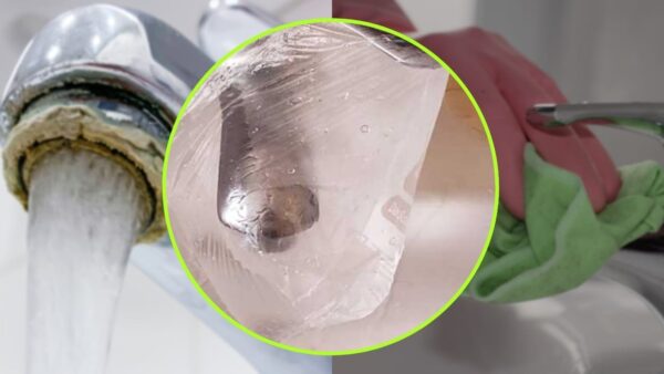 Cal incrustada en los grifos, con el truco de la bolsa vuelven a ser nuevos: realmente funciona