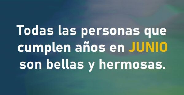 Características de personalidad que poseen las personas nacidas en Junio