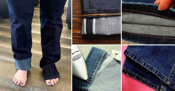 Cómo acortar los pantalones manteniendo el dobladillo original (método simple)
