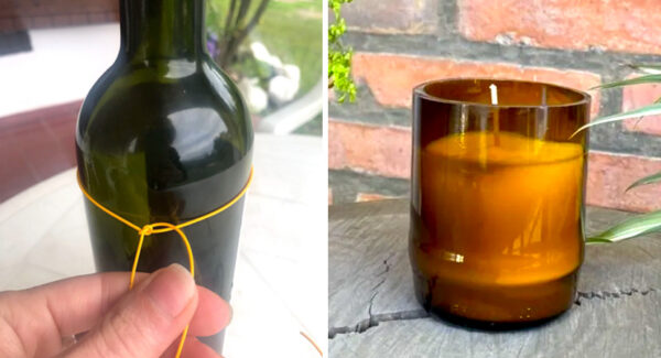 Cómo cortar una botella de vidrio para decorar tu casa o hacer un vaso