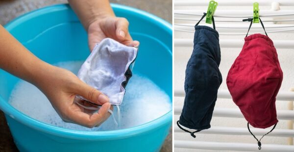 Cómo desinfectar el cubrebocas de tela correctamente