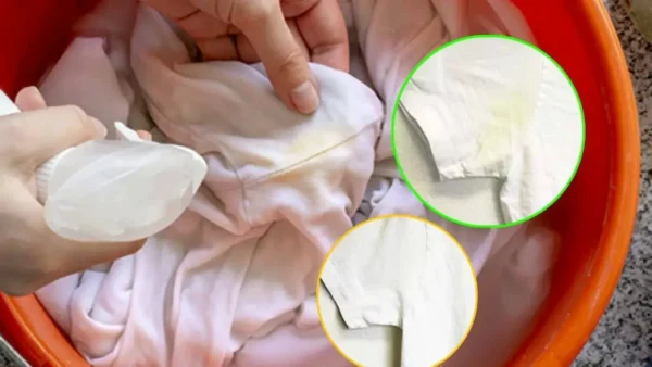 Cómo hacer que la ropa amarillenta por el tiempo vuelva a ser blanca con solo dos ingredientes simples