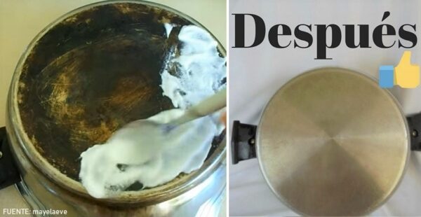 Cómo limpiar las ollas quemadas por fuera para dejarlas relucientes