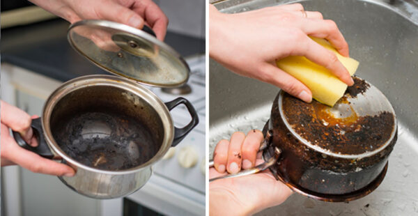 Cómo quitar la grasa pegada en las ollas: 2 trucos caseros
