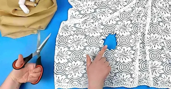 Cómo reutilizar una cortina rota para crear una bolsa de bricolaje