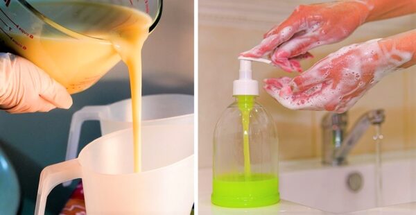 Como hacer jabón líquido para manos casero