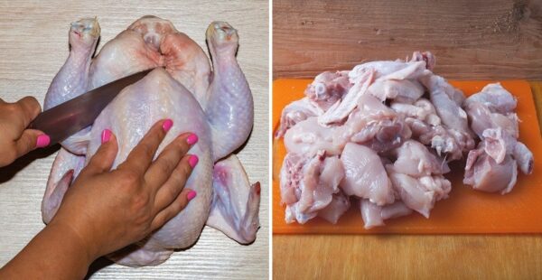 Como trozar un pollo entero correctamente