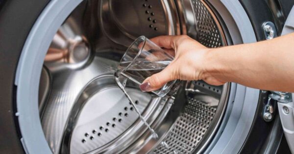 Descubre cómo prevenir la formación de moho y malos olores y mima tu lavadora con vinagre blanco.