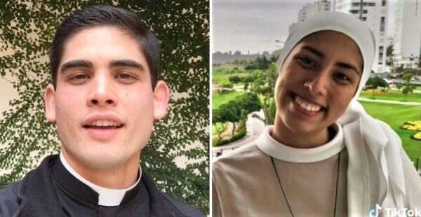 El destino los unió: Estudiaban para monja y sacerdote pero terminaron siendo pareja. Cuentan su historia al mundo