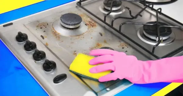 El truco genial para dejar la estufa como nueva en 5 minutos