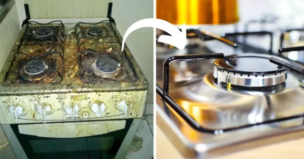 El truco para dejar la estufa como nueva en 5 minutos