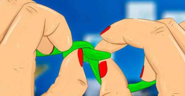 El truco para desatar un nudo demasiado apretado rápidamente