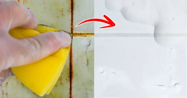 El truco para eliminar el moho de los azulejos del baño en 10 minutos