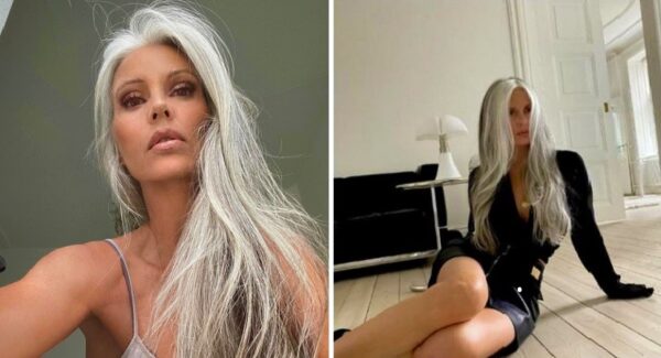 Fotos de Annika Von Holdt, la mujer que reivindica el uso de las canas y sorprende con su cabello