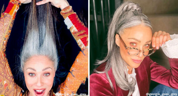Georgia Zaris: Su relación con las canas y la transición a un cabello blanco