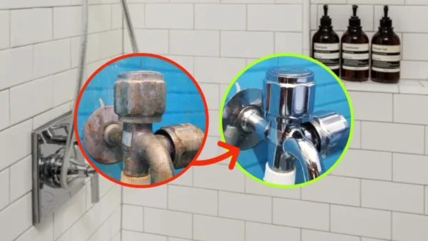 Grifo de la ducha lleno de cal, cómo limpiarlo para que vuelva a ser nuevo