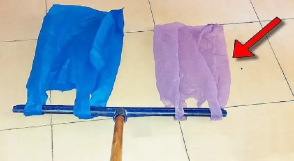 Guantes protectores desechables de bricolaje de bolsas de plástico.