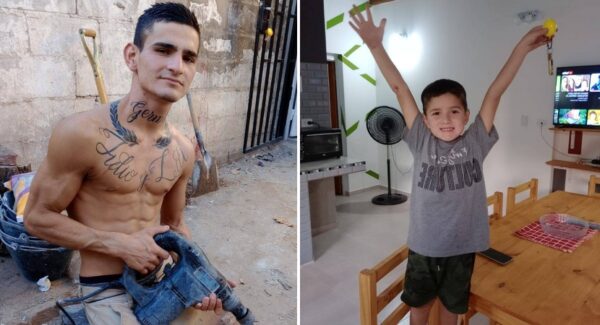 La historia de un padre que construyó una casa para que su hijo y su expareja vivan dignamente