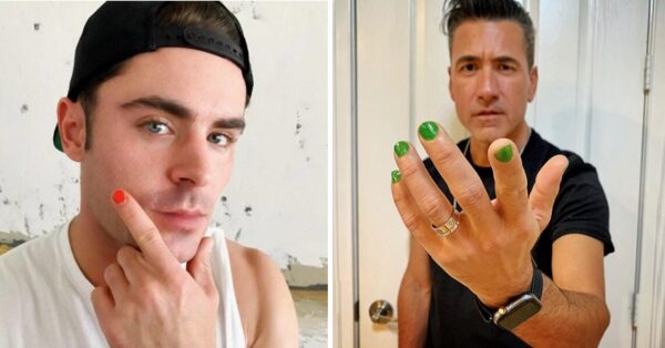 La razón por la que crece la tendencia de hombres con uñas pintadas