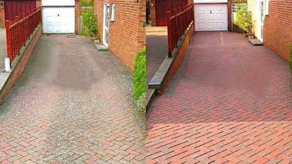 Ladrillos de revestimiento exterior muy sucios: limpiar todo con este producto