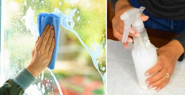 Limpiavidrios casero con maicena para limpiar vidrios y ventanas