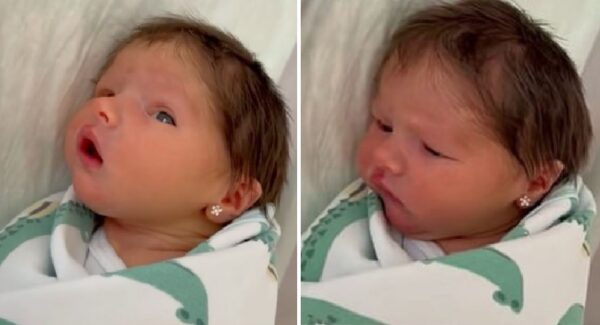 Madre que perforó las orejas de su hija al nacer es criticada en las redes sociales y se defiende