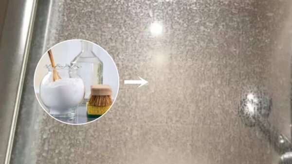 Manchas de cal en el cristal de la ducha, este ingrediente hace que todo brille
