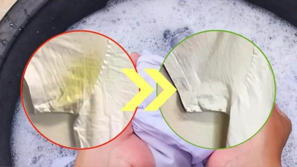 Manchas de sudor en tu ropa, guarda la lejía. Si haces esto, ¡quítalo todo de una sola pasada!