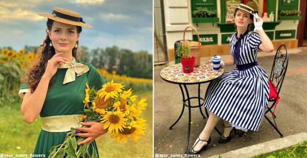 Mila Povoroznyuk, la mujer que viste igual que en el siglo XIX