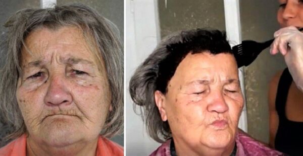 Nieta transforma la apariencia de su abuela por completo