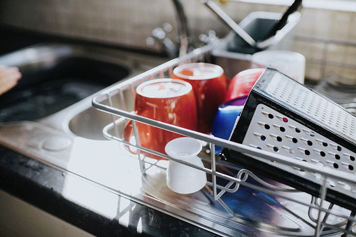 Deje secar el rallador