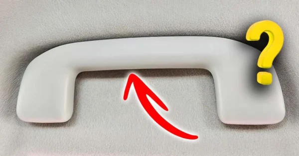 ¿Para qué sirve el tirador encima de la puerta? Tiene una función oculta muy útil.