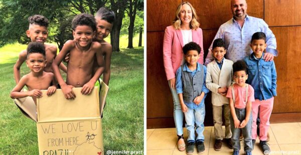 Pareja decide adoptar a todos los hermanos para que puedan crecer acompañados