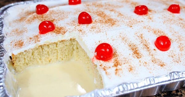 Pastel de tres leches casero