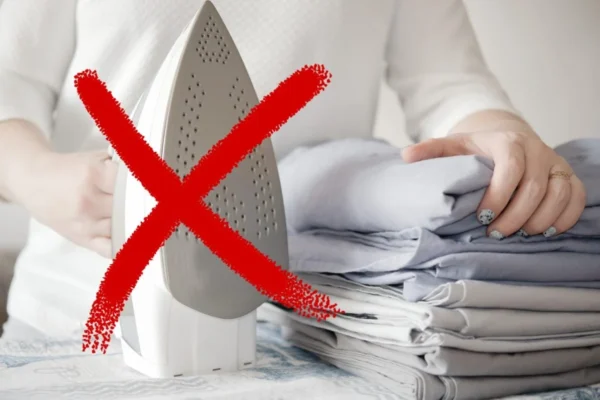 Planchar tejidos sin plancha es posible: ¡sin esfuerzo y reduciendo el consumo en un 50 por ciento!