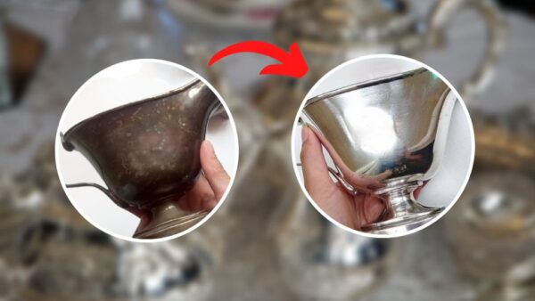 Plata ennegrecida y oxidada, para que puedas limpiarla sin estropearla: lo tienes todo en la cocina