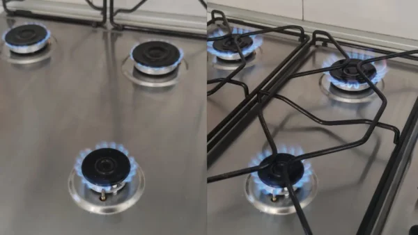Poco gas de la estufa o llama baja: cómo limpiar las boquillas de la vitrocerámica