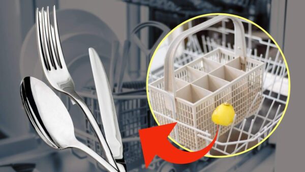 Pon un limón en el cesto de los cubiertos: el truco infalible para conseguir una vajilla reluciente