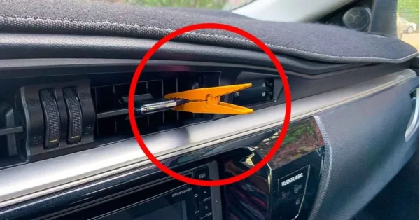 Poner una pinza en la rejilla de calefacción: el truco totalmente desconocido para perfumar el coche